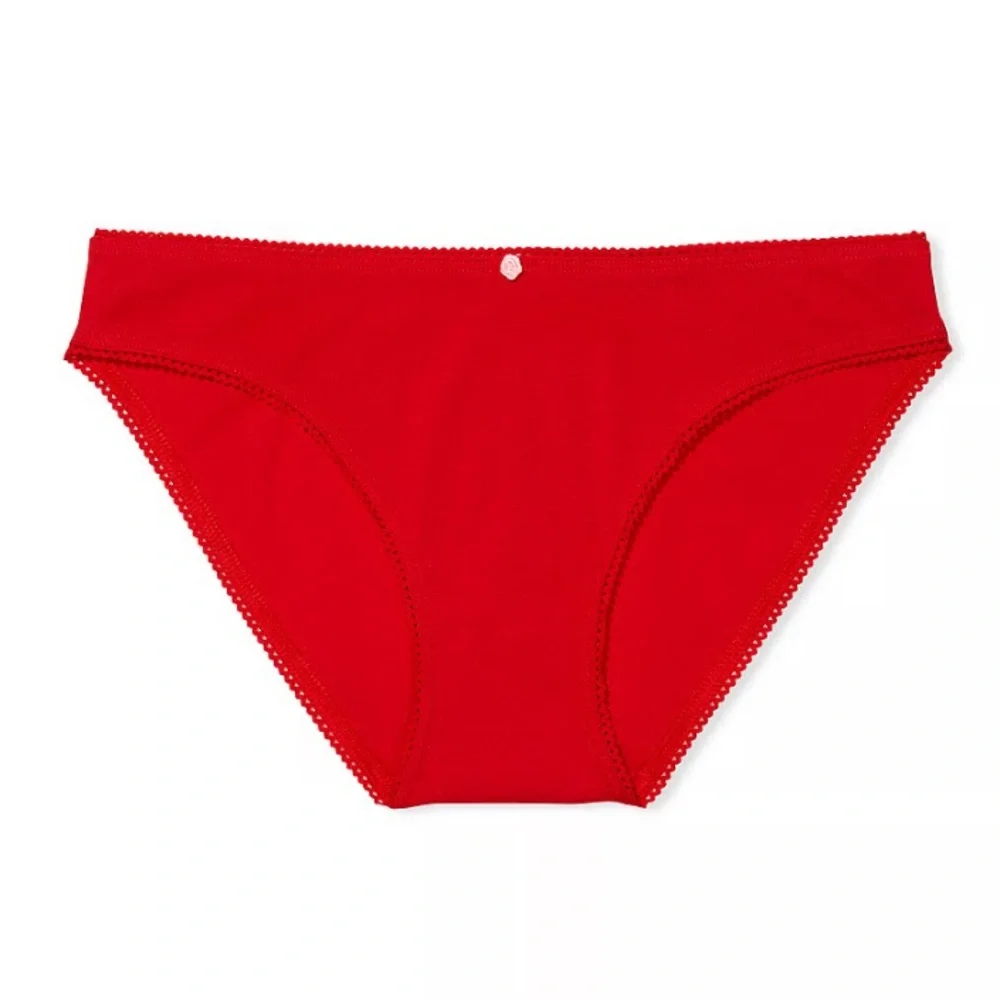 Victorias Secret NWT XL cotton bikini underwear red or black choice 1pr - Picture 5 of 5